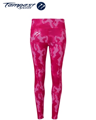 Tempest Women's performance Hexoflage leggings - Pink